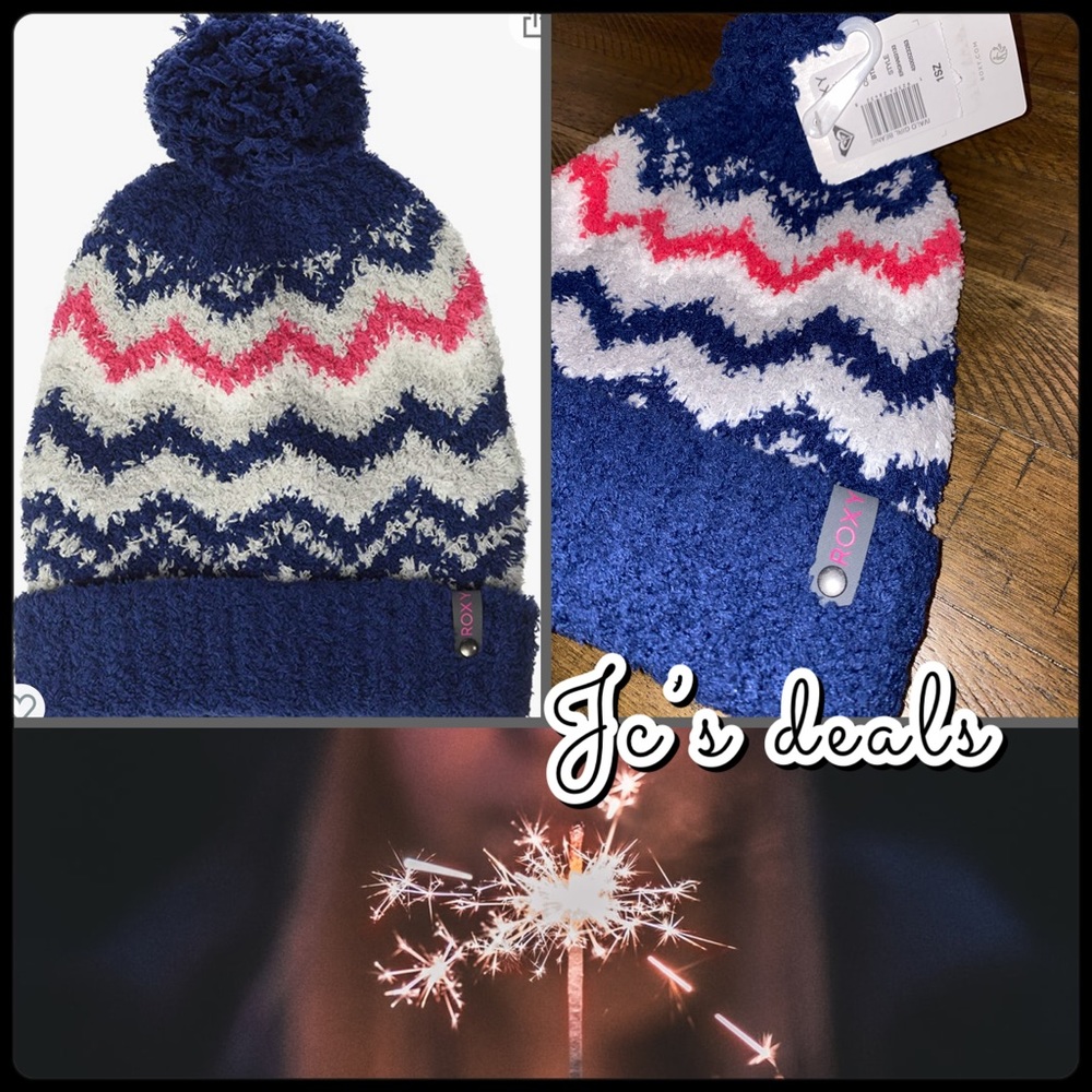 💙 Roxy ‘Invalo’ pom pom beanie 💙
